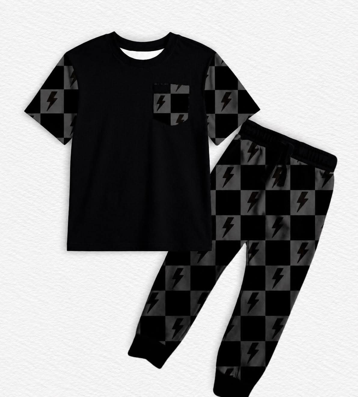 Voltage Vibes Tee w/ Jogger Set- School Pre-Sale