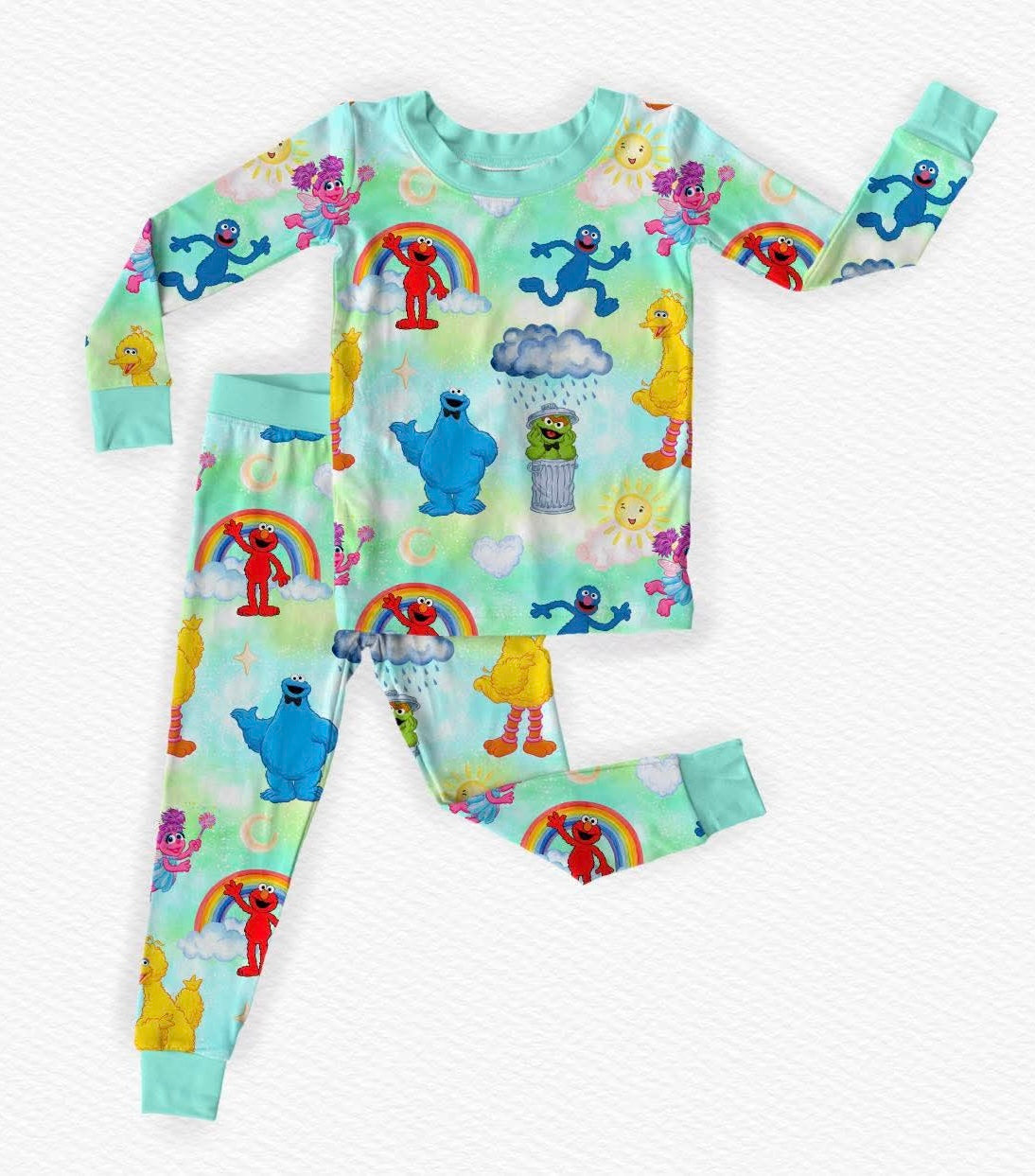 Neighbor Friends Long Sleeve/Pant Pj Set- Street Friends Pre-Order