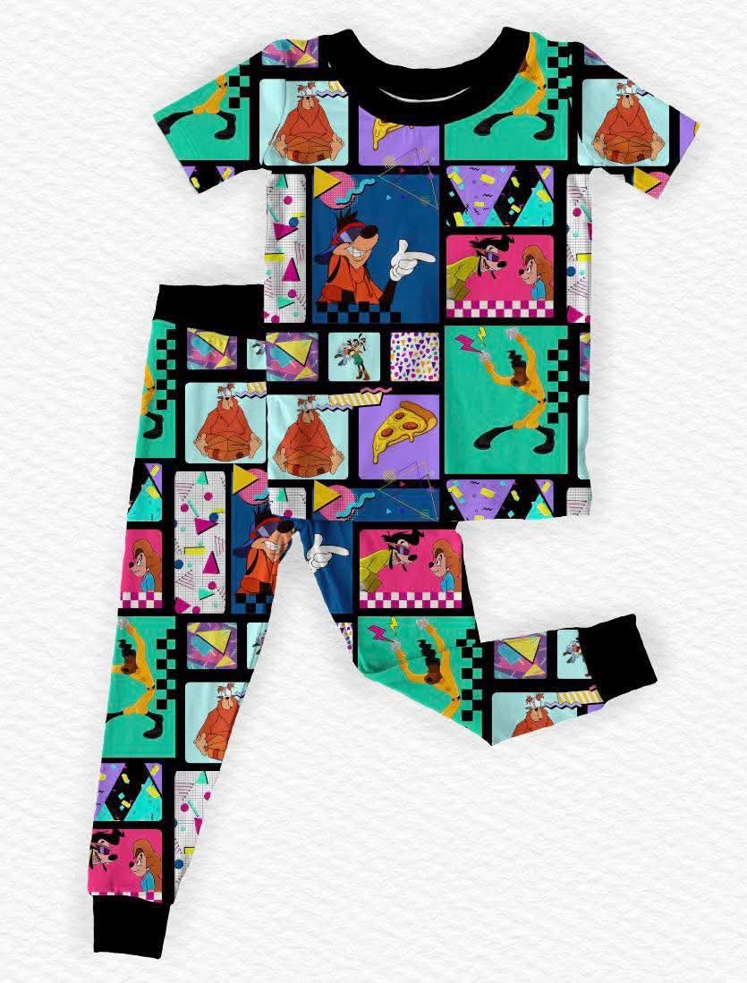 World Tour ‘95 Short Sleeve/Pant Pj Set- Patchwork RTS