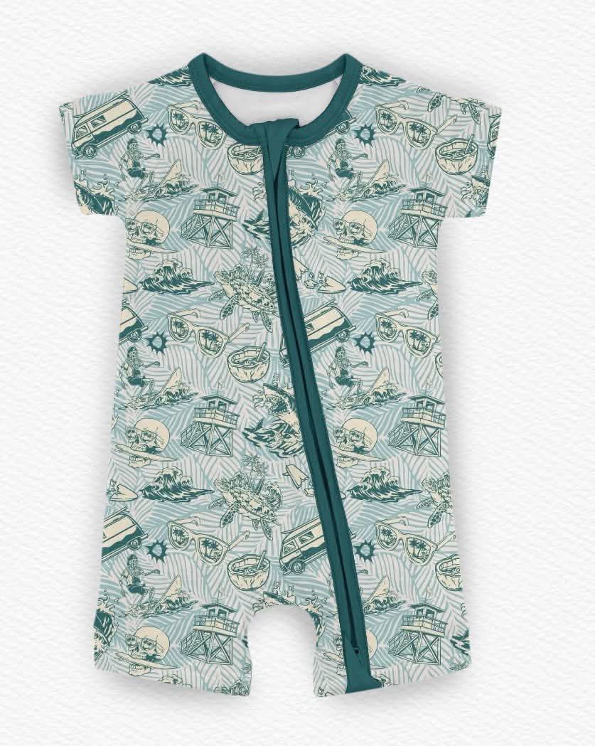 Saltwater Skeletons Shortie- RTS