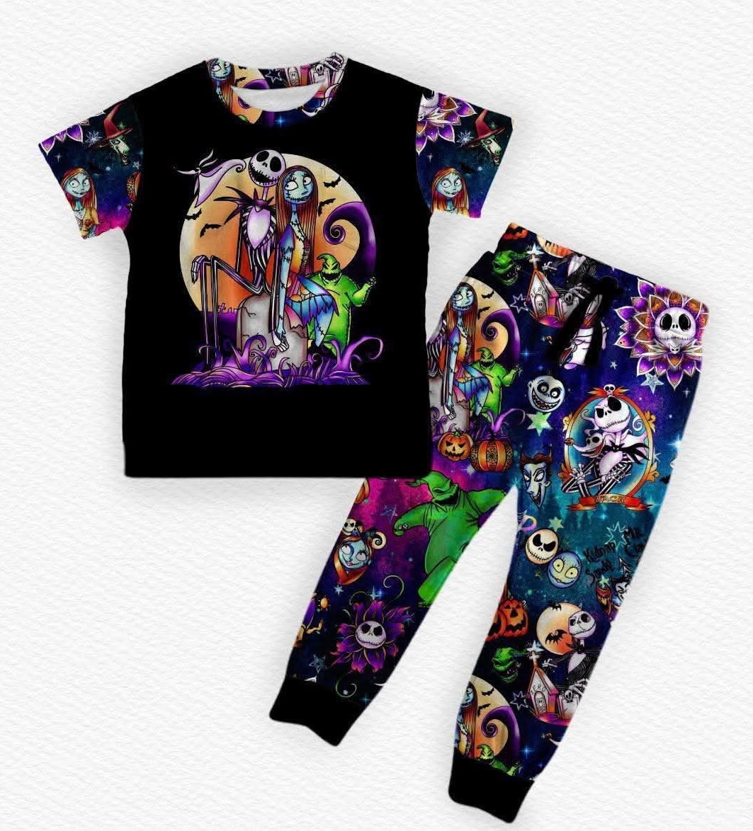 Trick or Treatmas Tee Shirt w/ Jogger Set- LF Halloween Pre-Sale