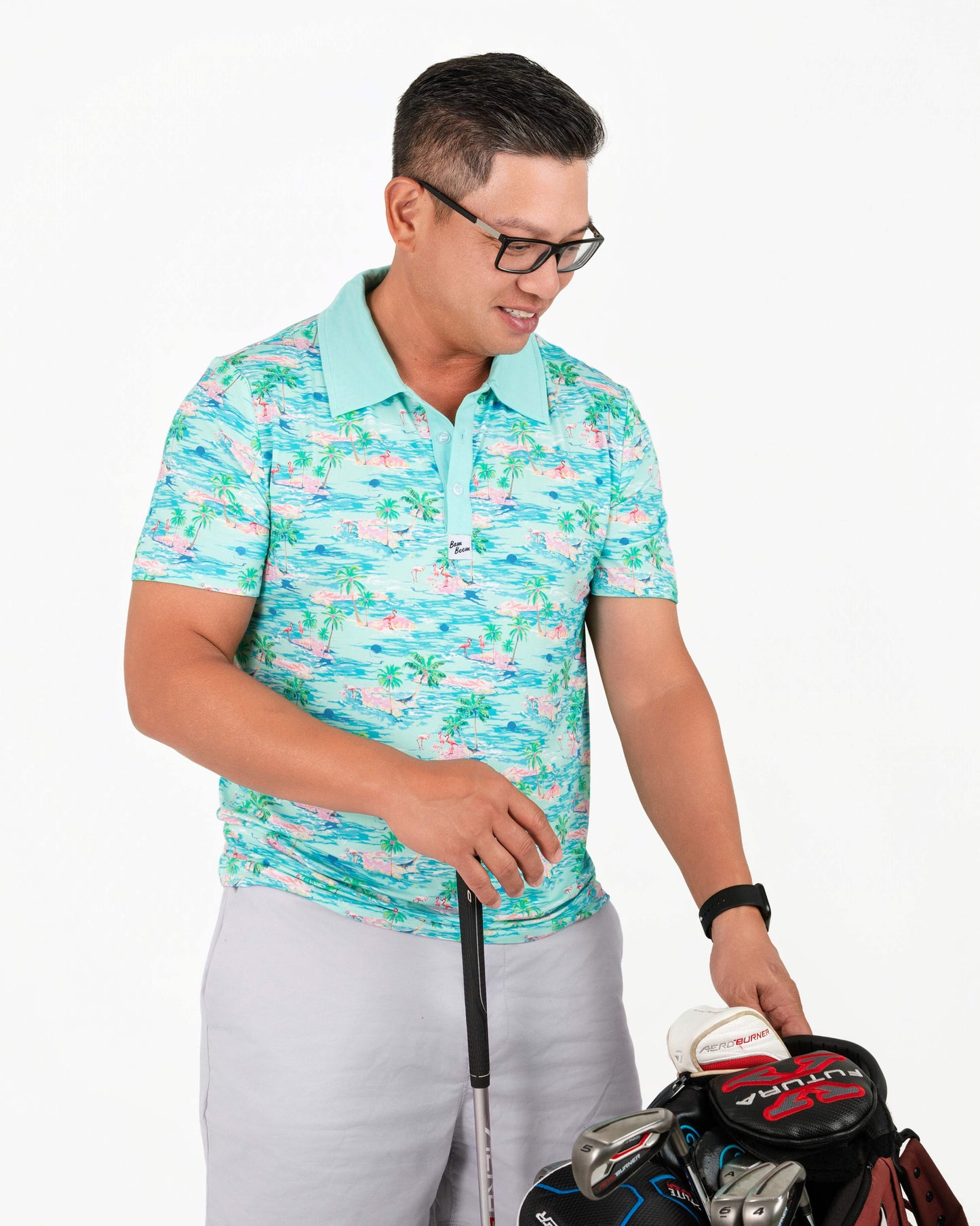 Flamingo Island Bamboo Polo