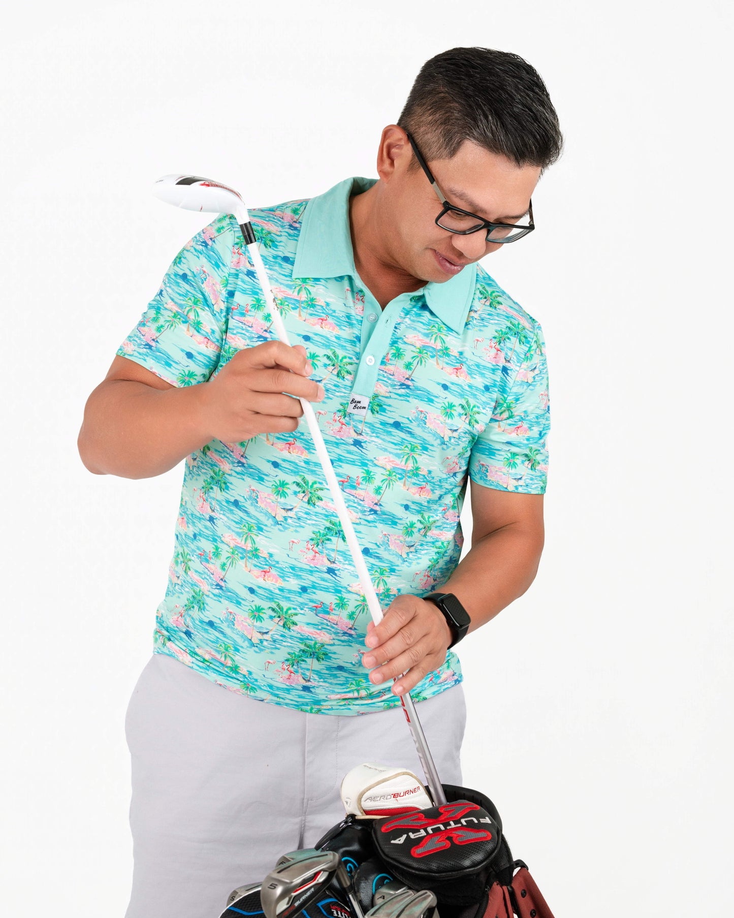Flamingo Island Bamboo Polo
