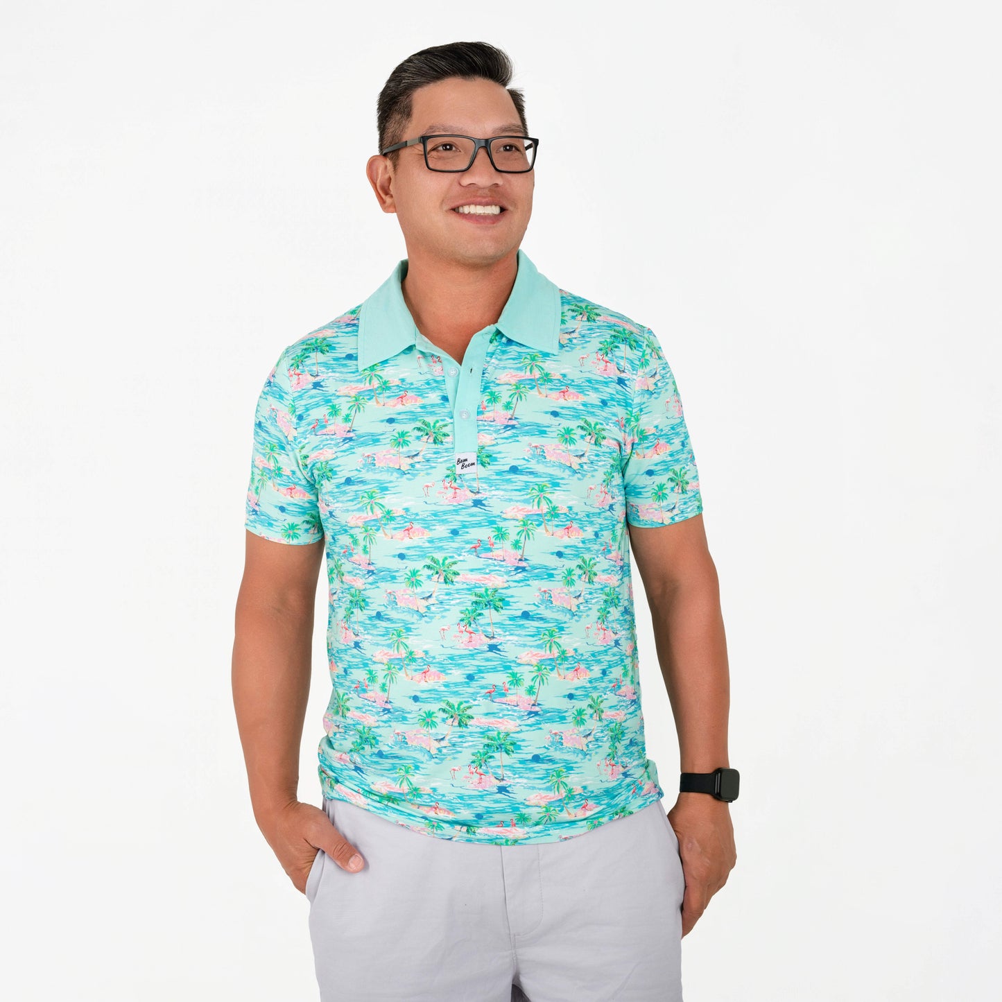 Flamingo Island Bamboo Polo