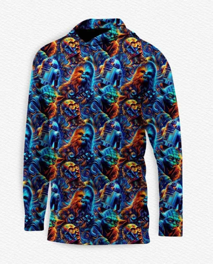 Galactic Glow Adult Hoodie- LF RTS