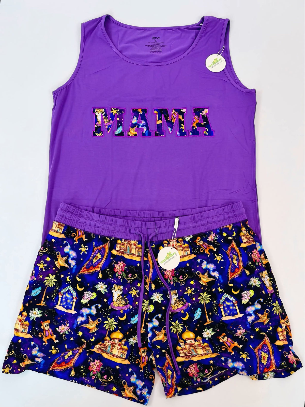 Magic Carpet Ride Mama Embroidered Tank Top- Royalty RTS