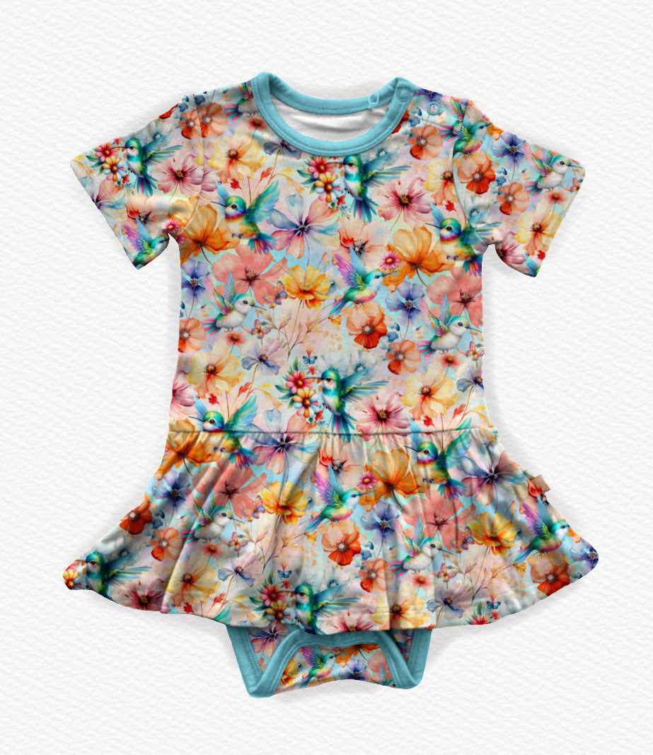 Hummingbirds bodysuit twirl preorder