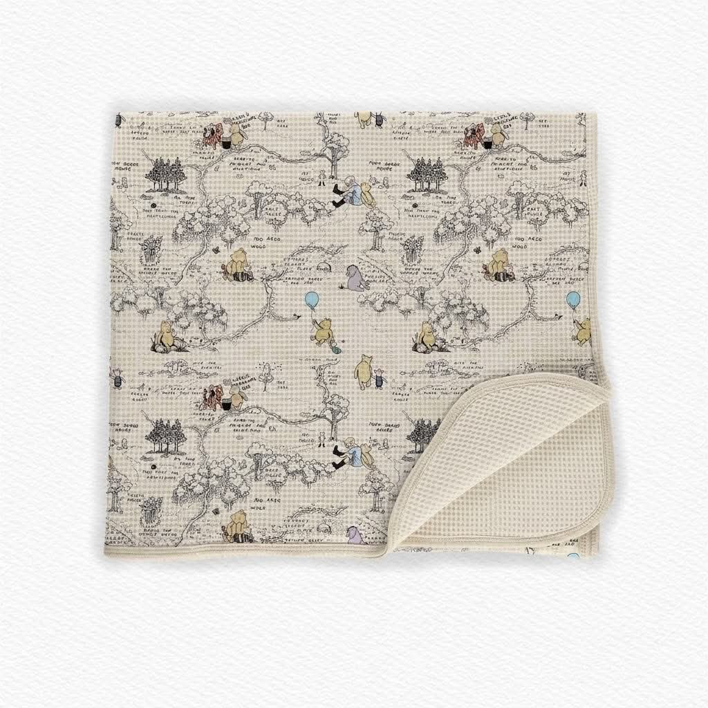 100 Acre Woods Waffle Blanket- Waffle Pre-Order