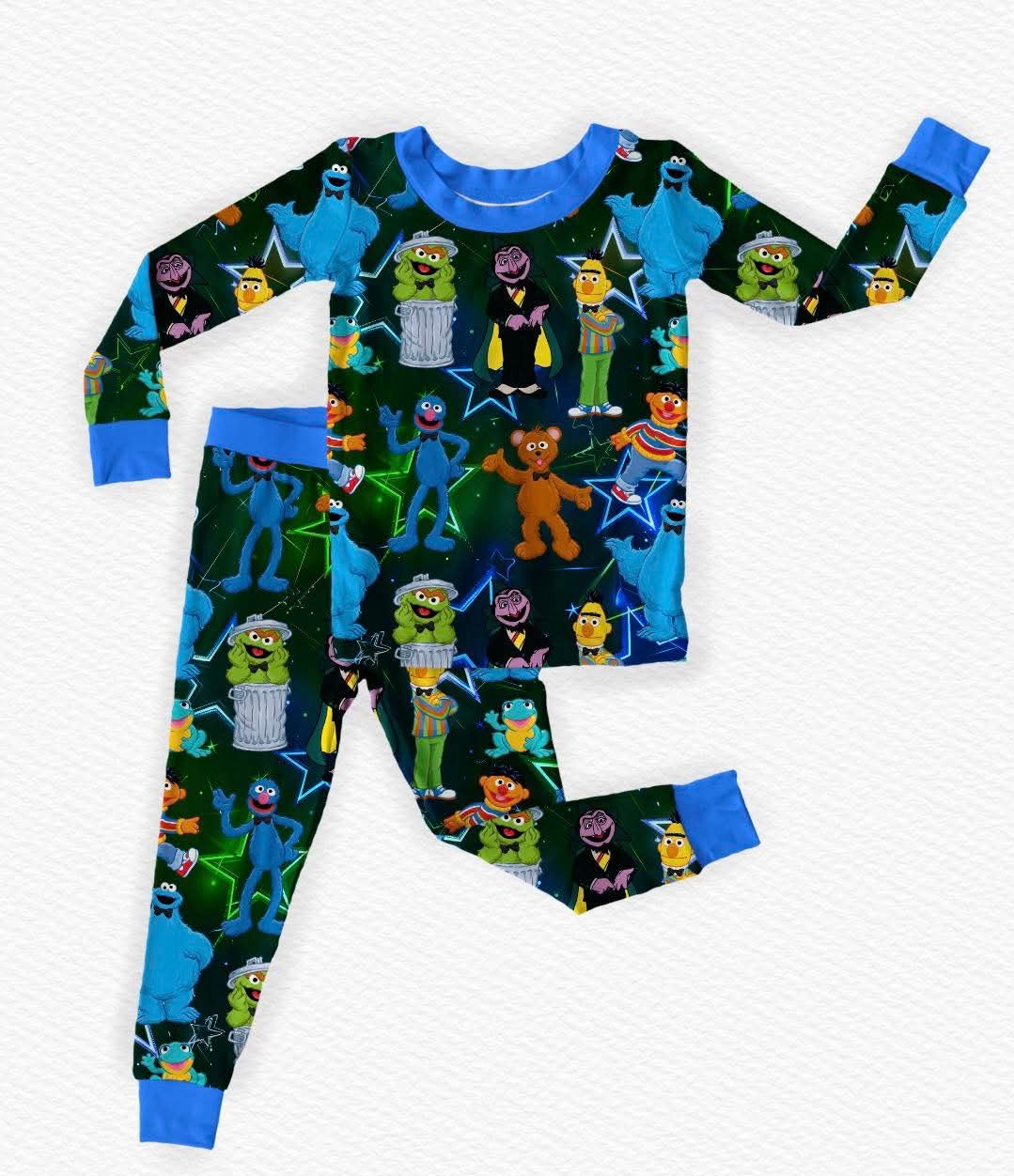 Neighbor Stars Long Sleeve/Pant Pj Set- Street Friends Pre-Order
