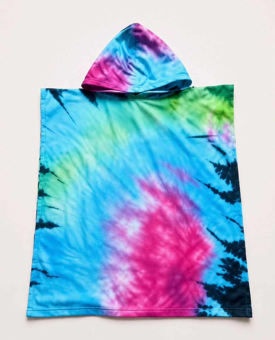 Neon Meltdown Hooded Beach Towel- Collab RTS