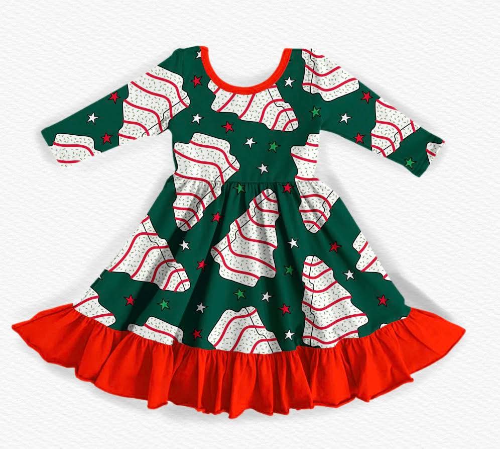 Oh Christmas Treat Long Sleeve Twirl- Christmas 26 Pre-Order