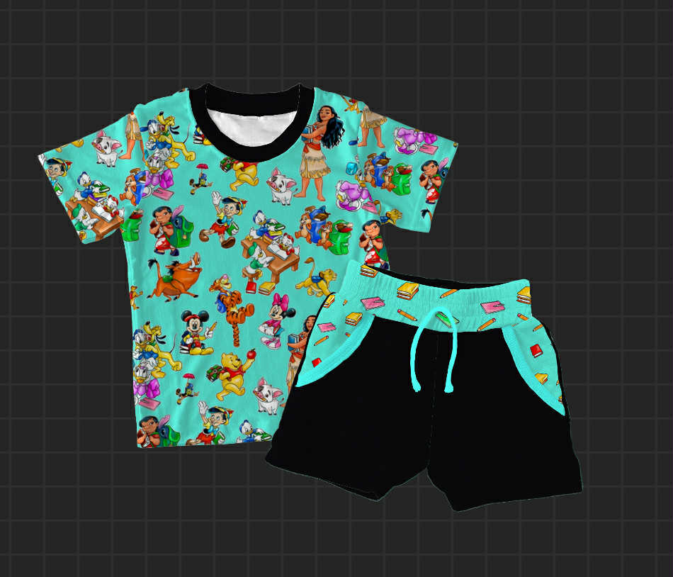 Recess Ready Tee and Drawstring Shorts - RTS