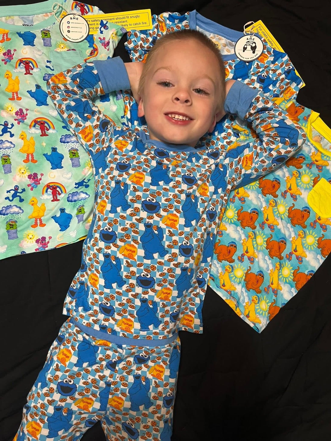 Neighborhood friends- “me love cookies”- 2 piece pj set SHORT SLEEVES