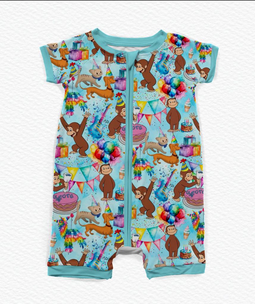 JJ’s Birthday Monkey Shortie
