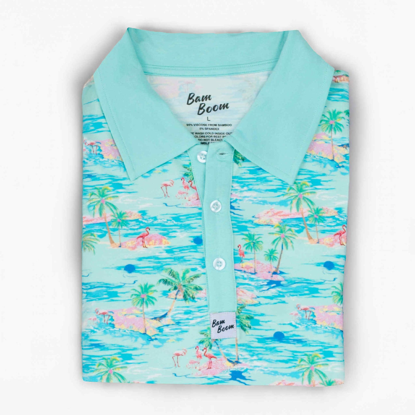 Flamingo Island Bamboo Polo