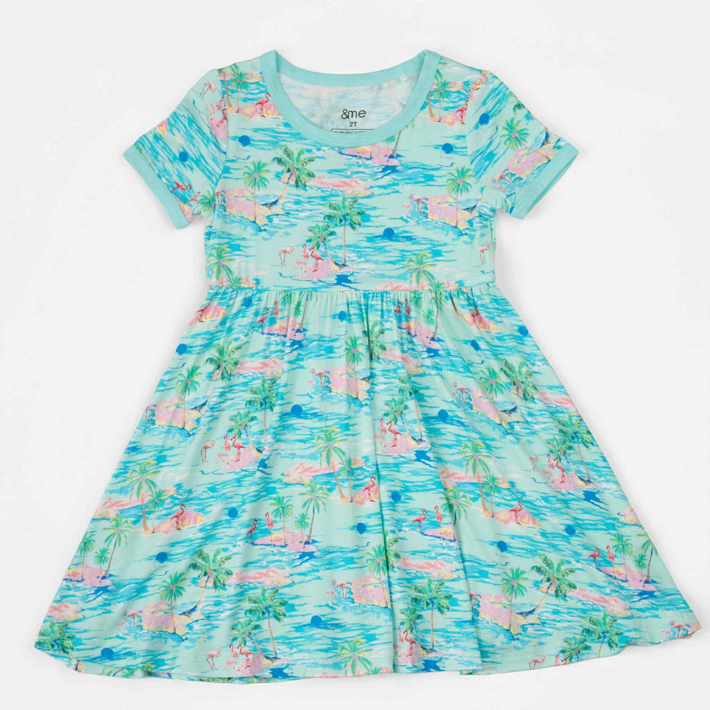 Flamingo Island Twirl Dress