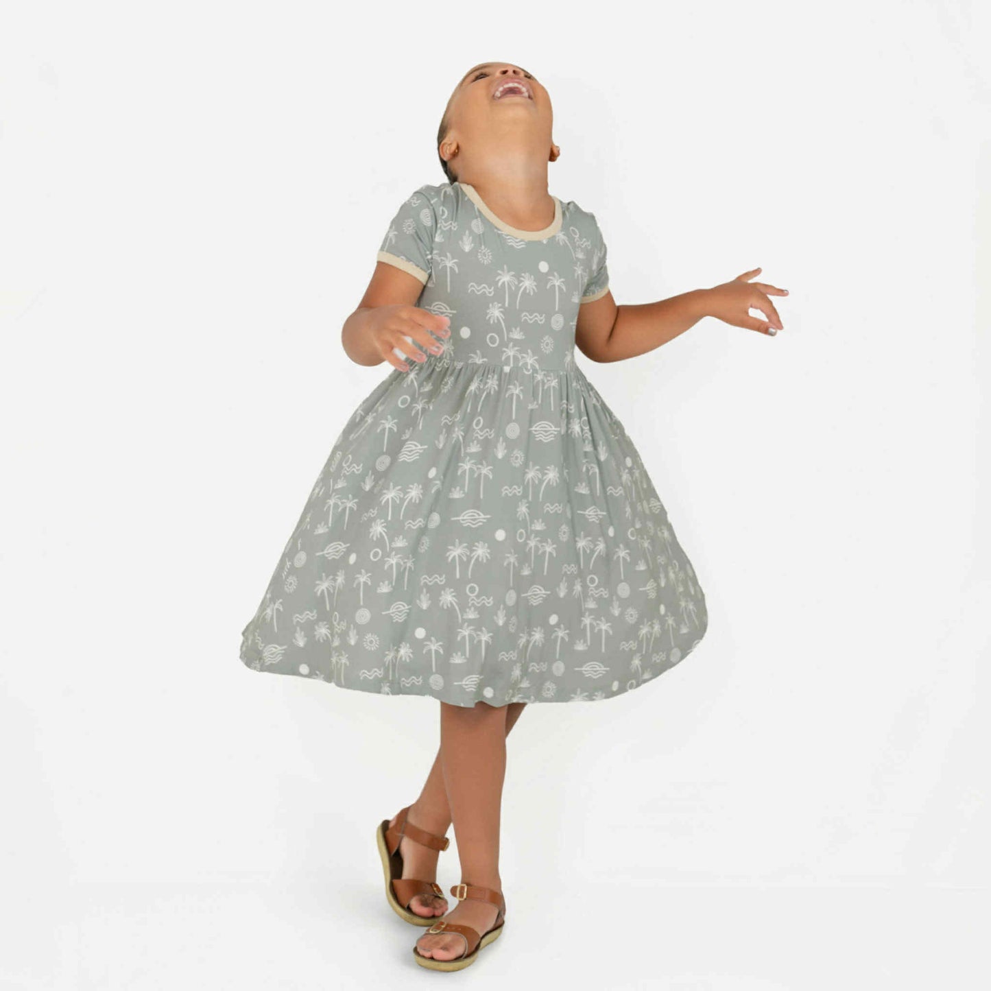 Boho Beach Twirl Dress- RTS