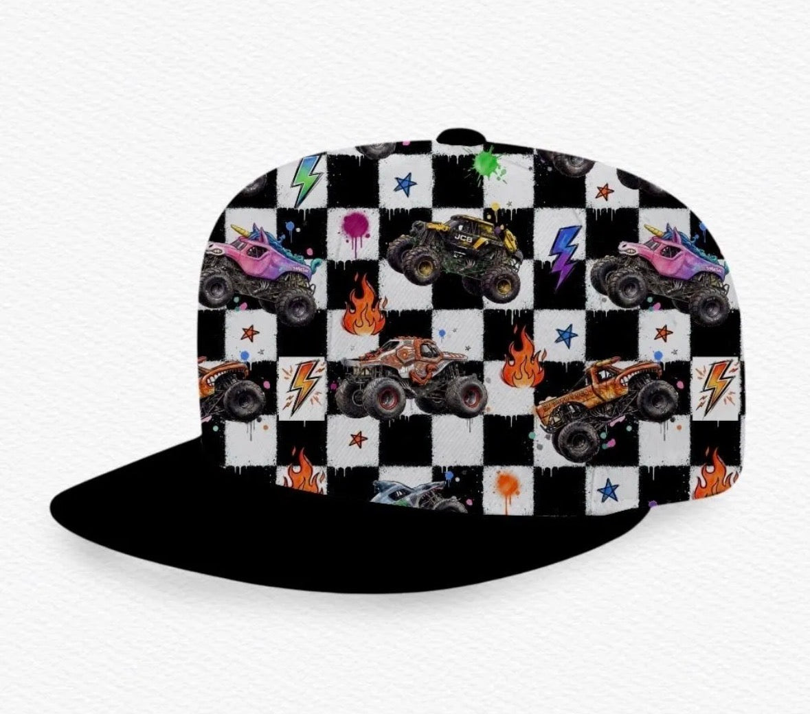 Turbo Checks SnapBack Hat- Trucks Pre-Order