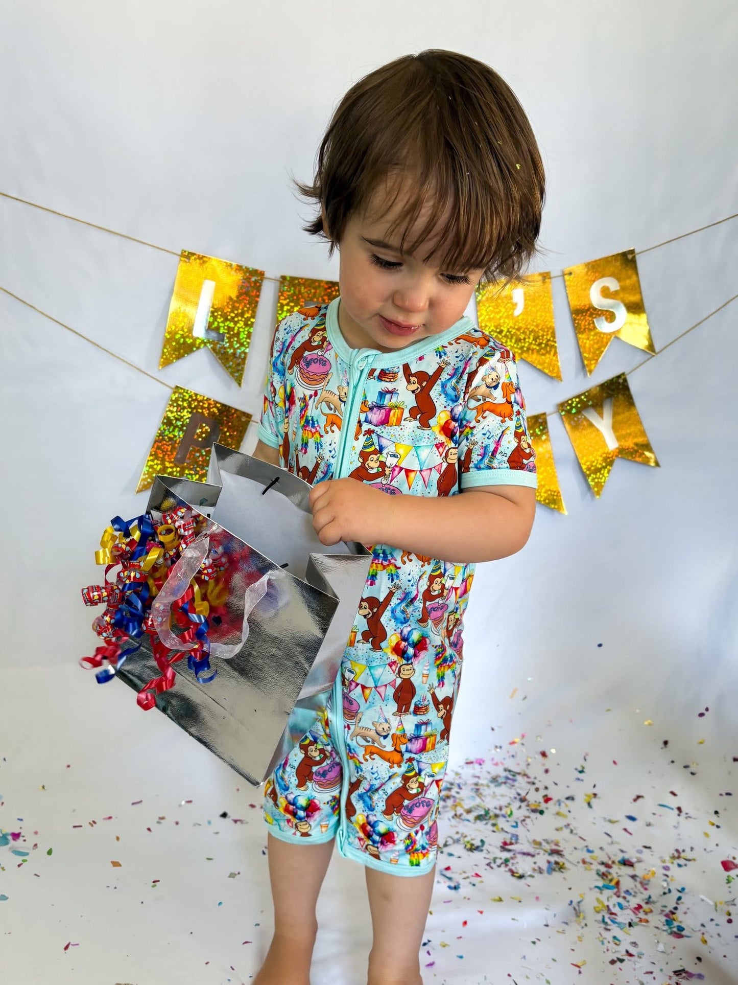 JJ’s Birthday Monkey Shortie