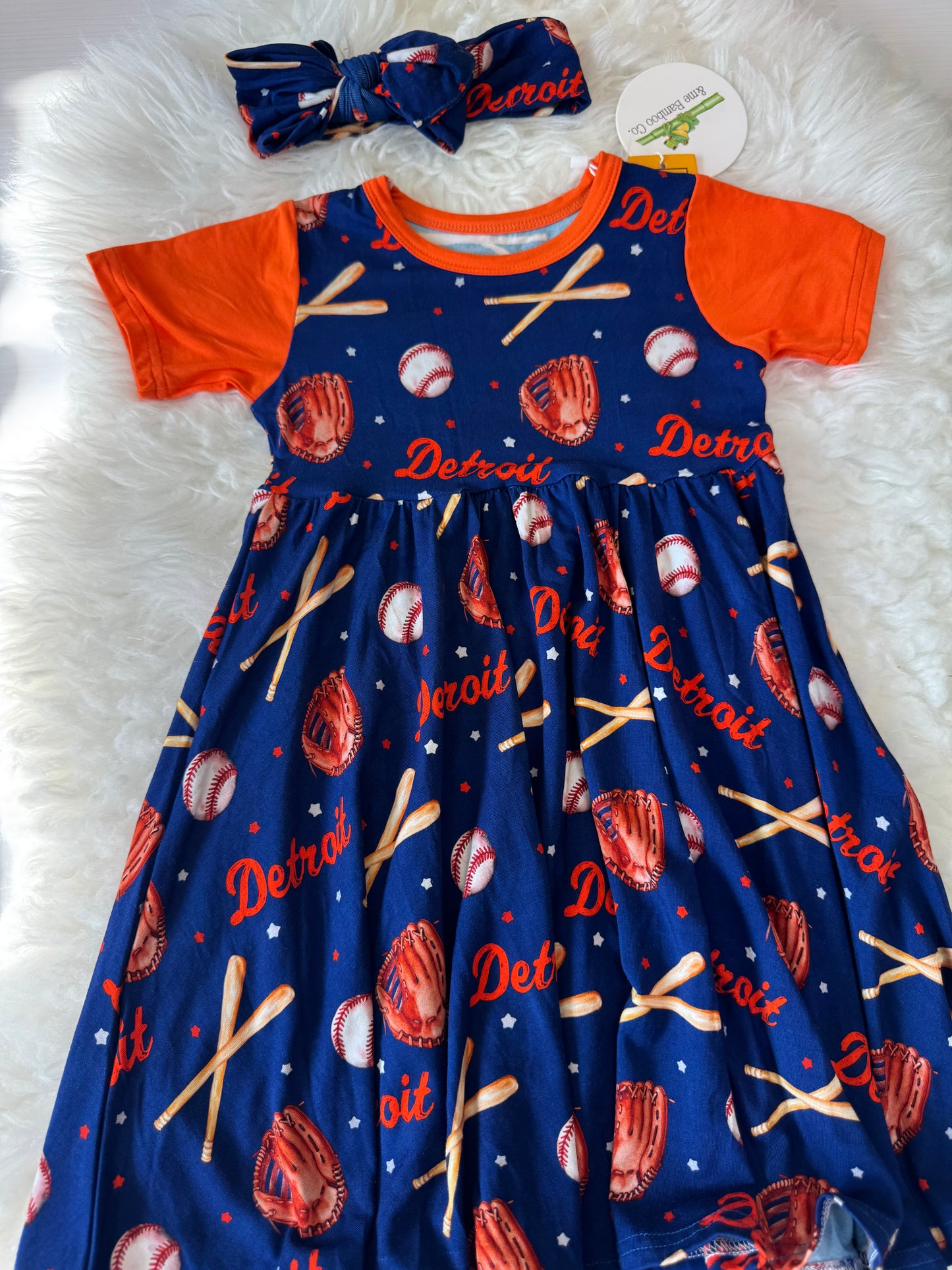 Detroit baseball twirl dress preorder