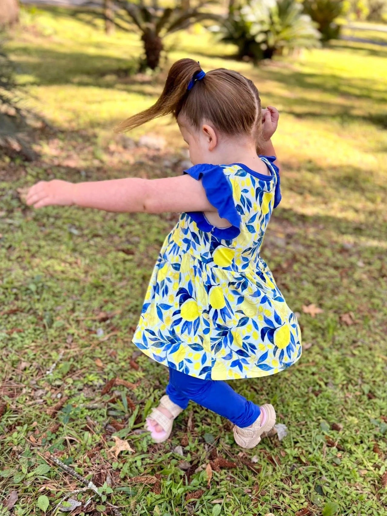 Ryleigh’s Lemonade Peplum Set- DS RTS