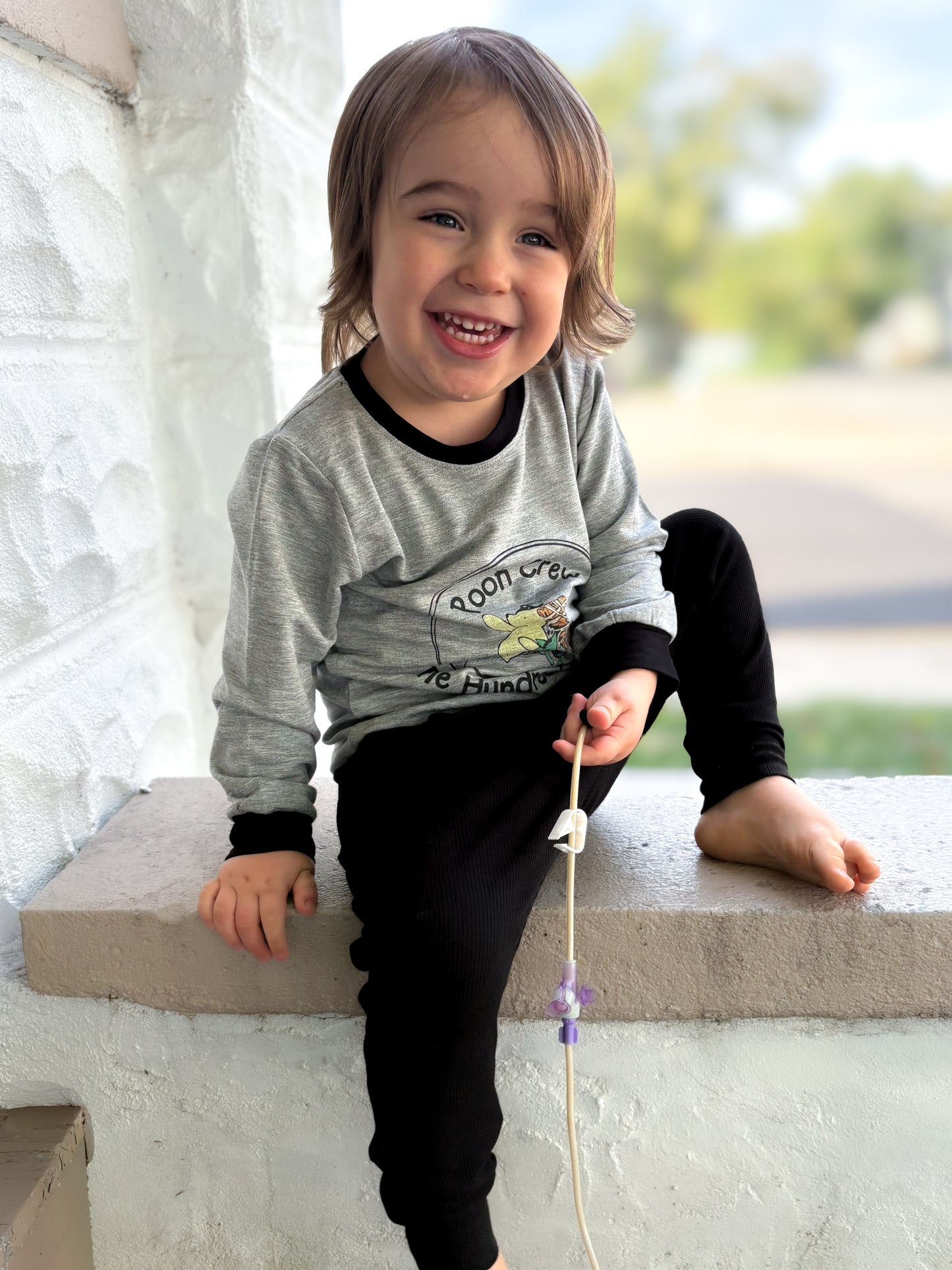 Blackout Solid Ribbed Crewneck/Jogger Set- RTS