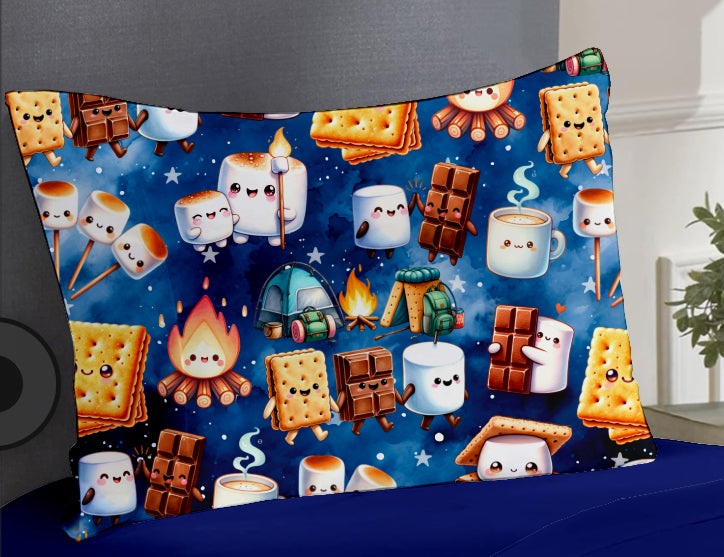 Campfire Treats Pillow Case - S'mores RTS