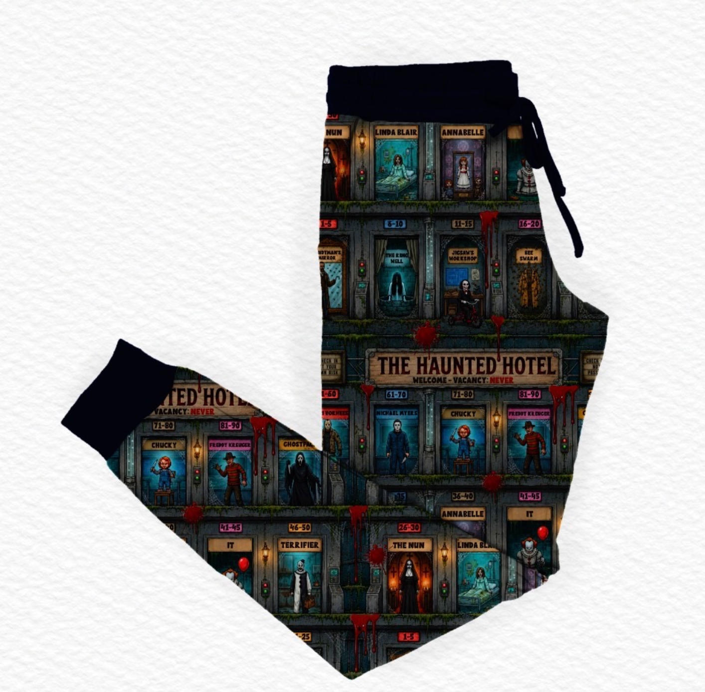 Haunted Hotel Adult Joggers- Pre-Order