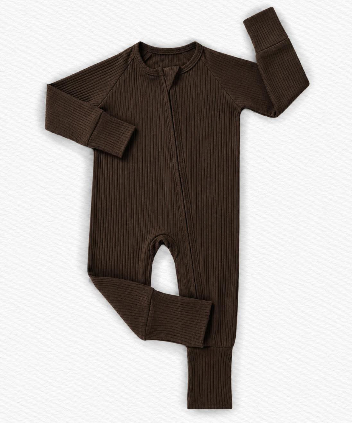 Espresso Ribbed Zippy - Fall Ribbed - Pre-Order