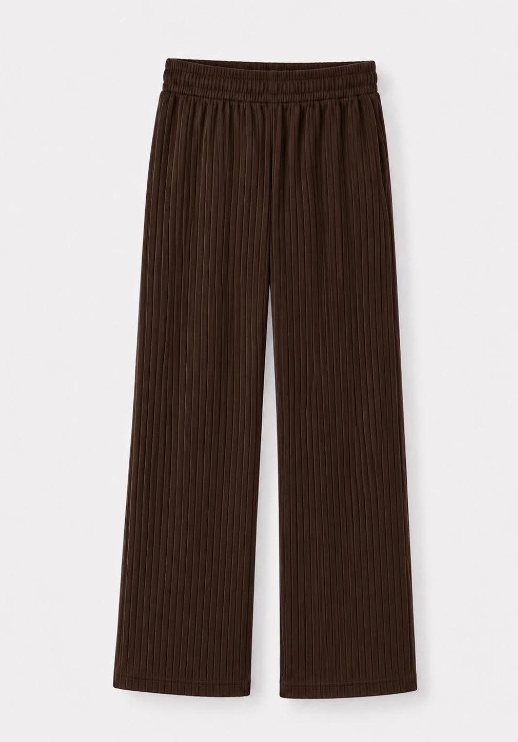 Espresso Women's Straight Leg Ribbed Pants - Fall Ribbed - Pre-Order