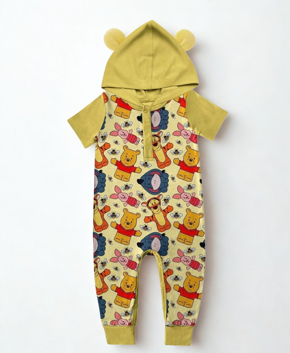 Hundred Acre Hug Hooded Romper- LP Pre-Order