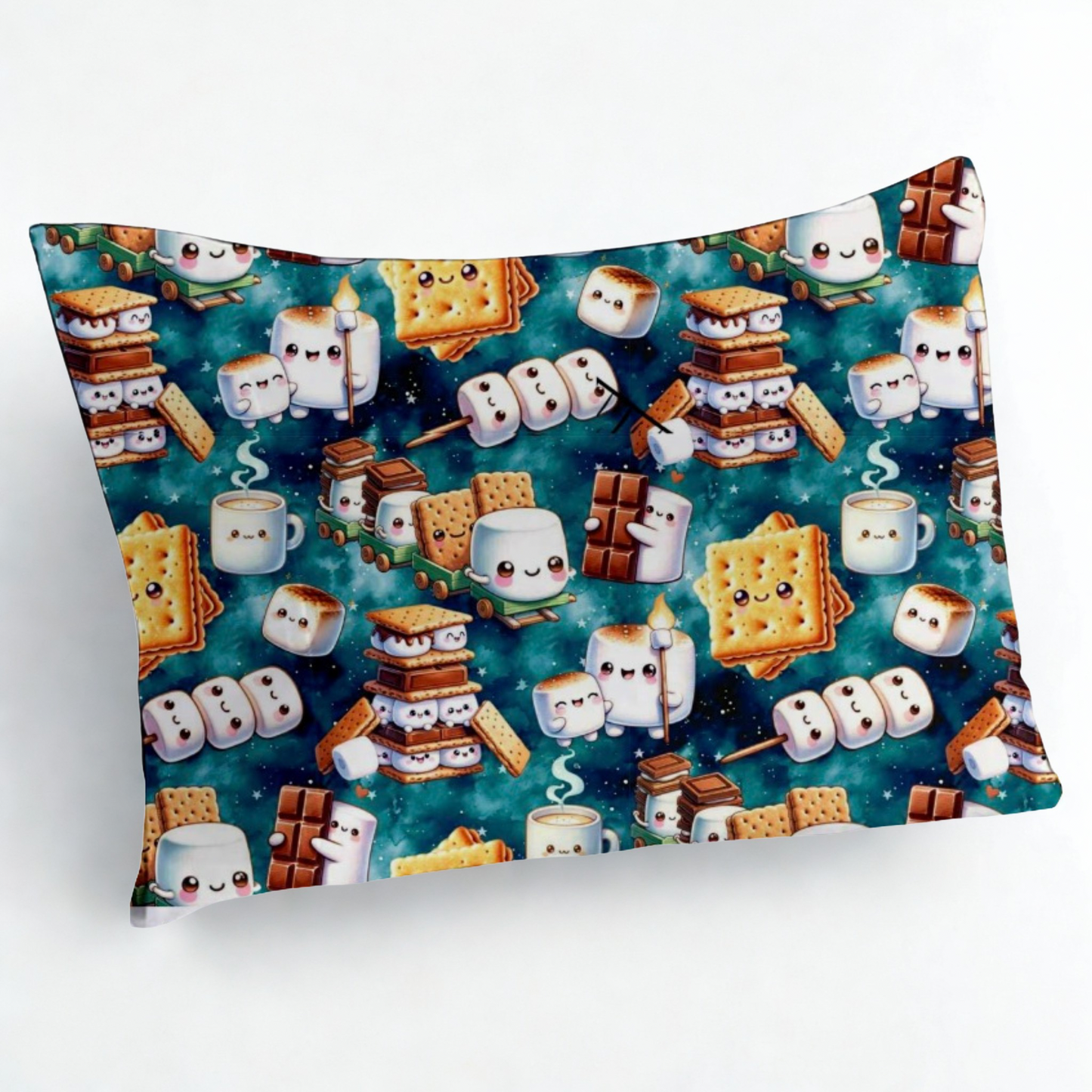 Campfire Snacks Pillow Case- RTS