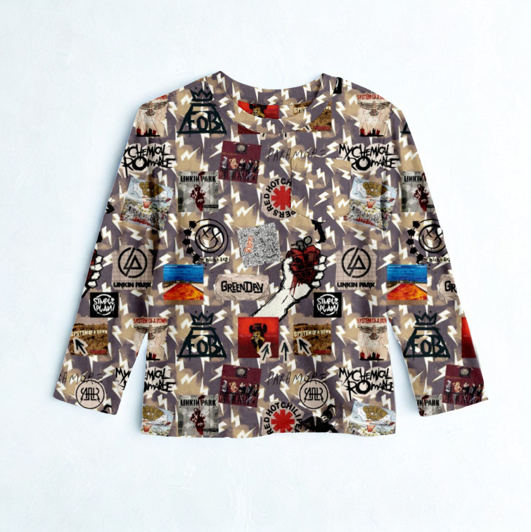Electric Emo Long Sleeve Pocket Tee- Punk/Rock Pre-Order