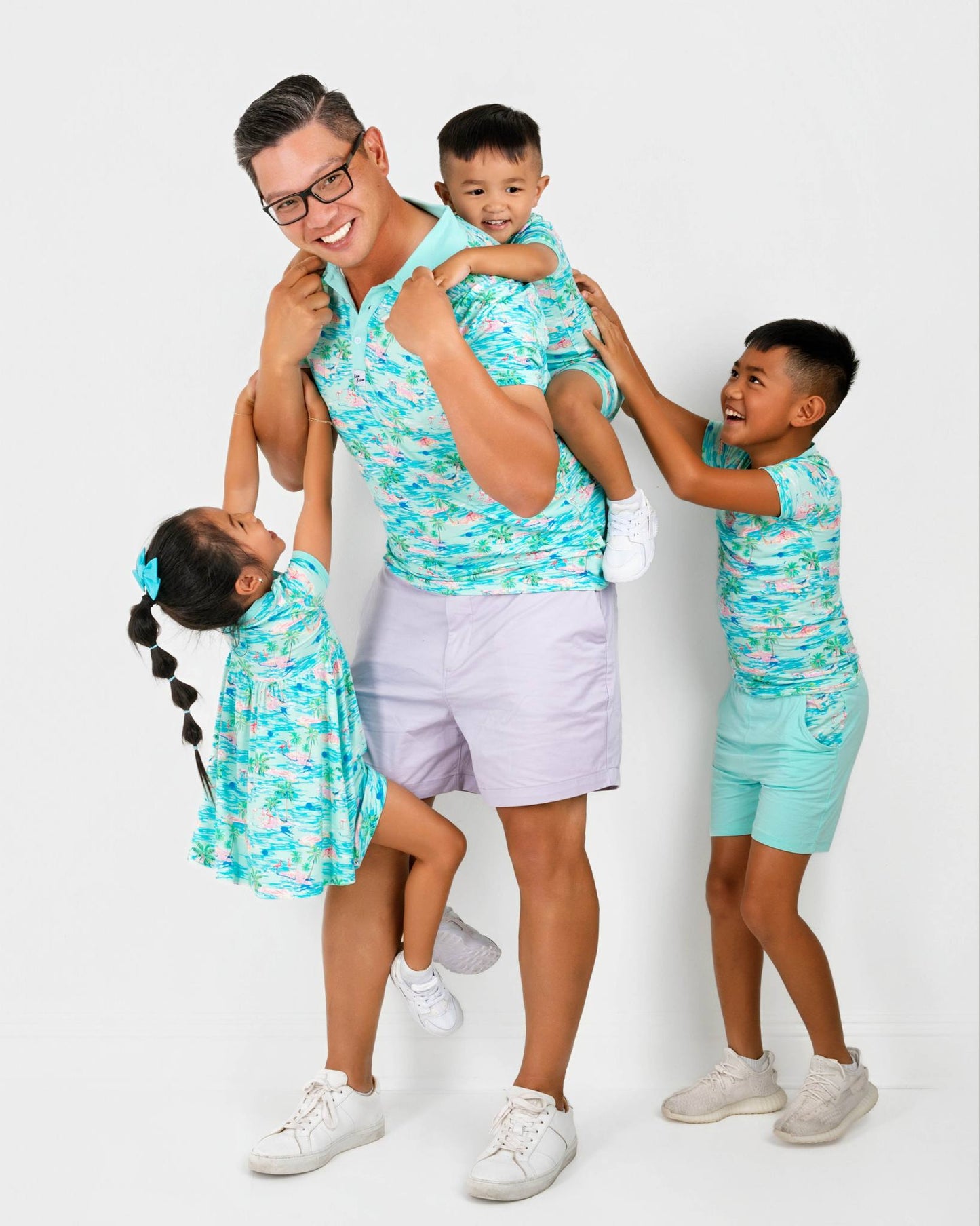 Flamingo Island Twirl Dress