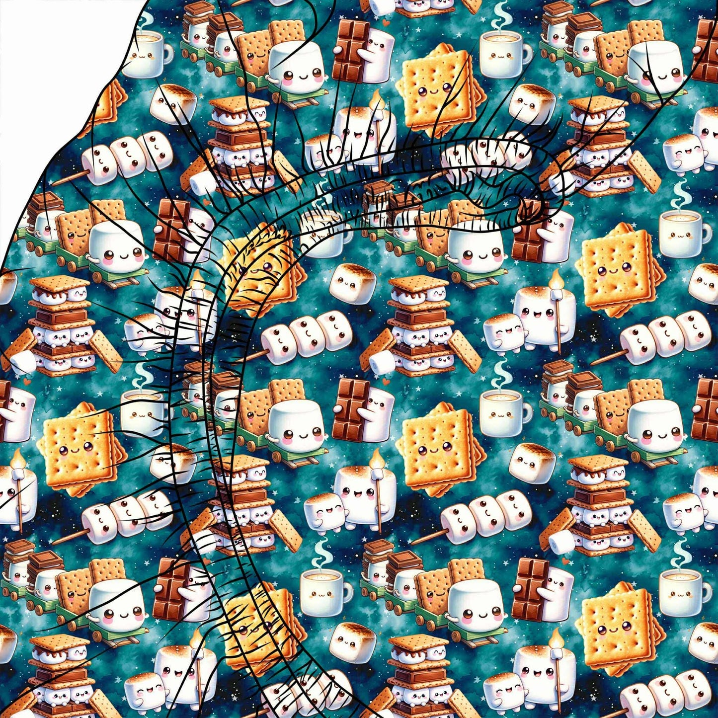 Campfire Snacks Crib Sheet- Pre Order