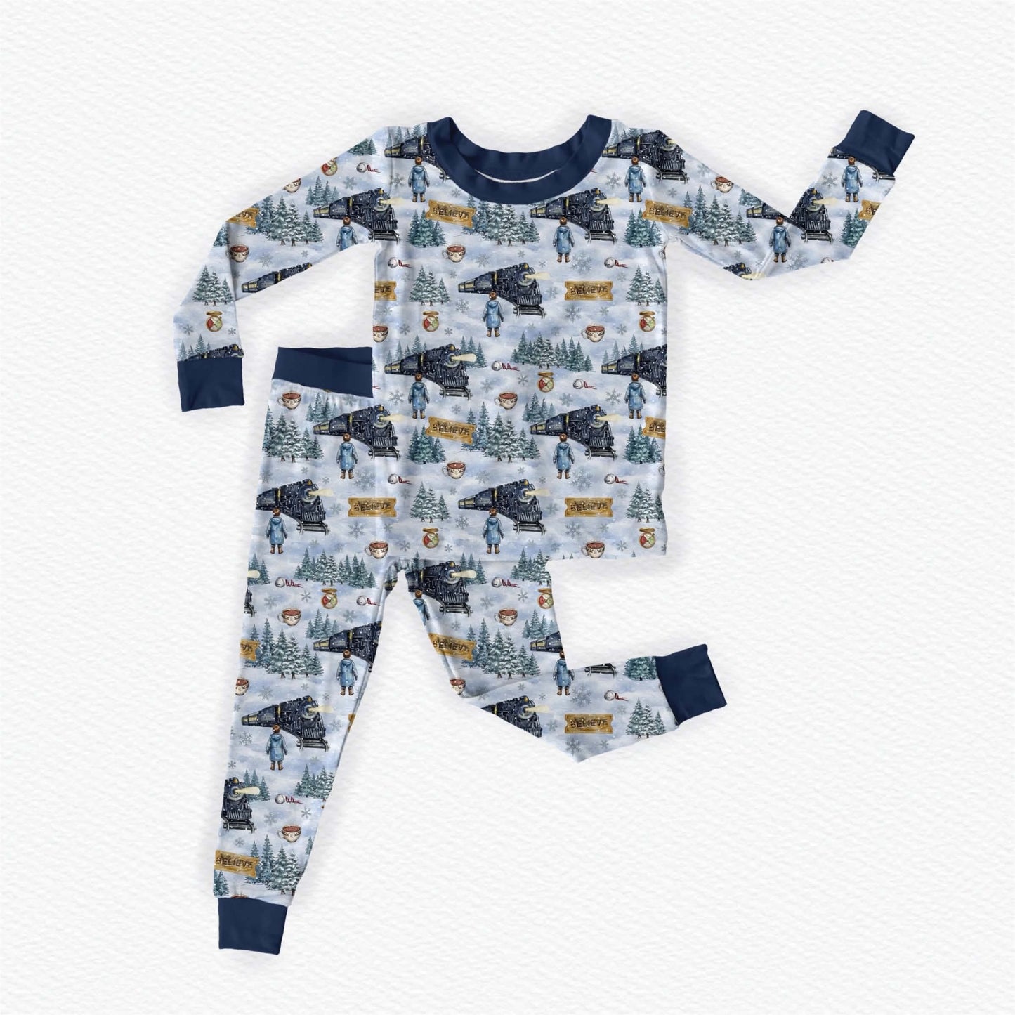 Believe Long Sleeve/Pant Pj Set- Christmas 26 Pre-Order