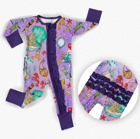 Dinglehopper Ruffle Zippy- Royalty Pre-Order