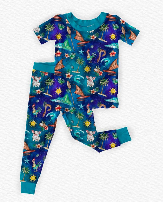 Voyager Short Sleeve/Pant Pj Set- Royalty Pre-Order