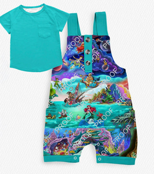 Multiverse Magic Overalls with Tee- Mashup Pre-Order