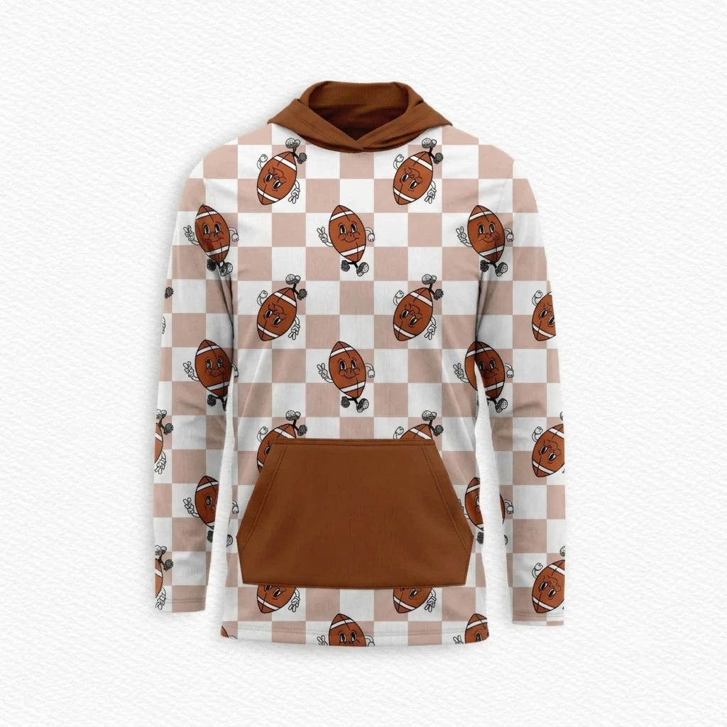 Friday Night Checks Adult Hoodie- Touchdown Pre-Order