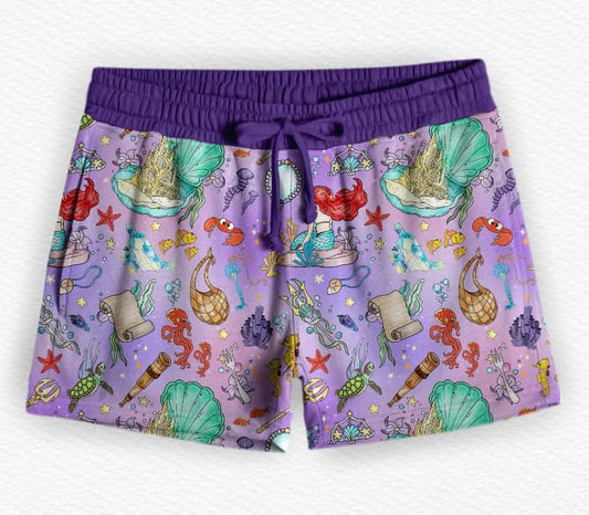 Dinglehopper Women’s Lounge Short- Royalty Pre-Order