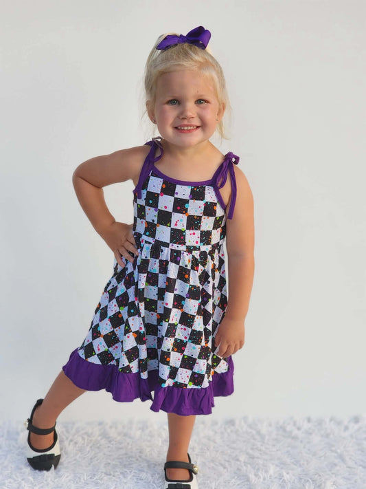 Rebel Raceway Tie Twirl with Shorts-Splatter LF RTS
