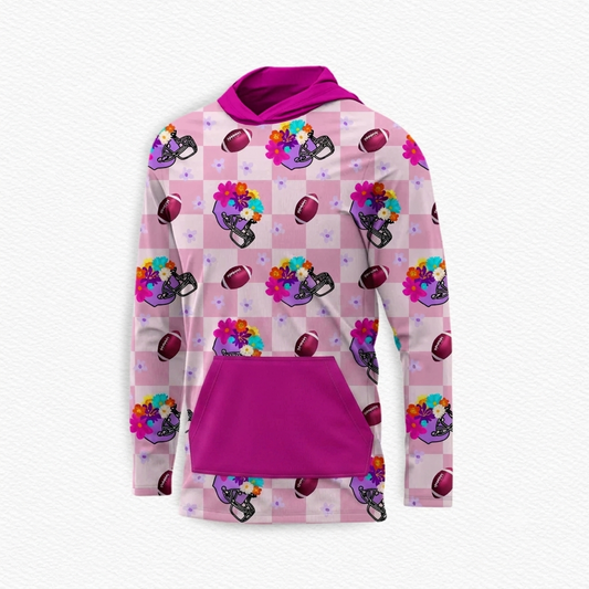 First Down Florals Adult Hoodie- Touchdown Pre-Order