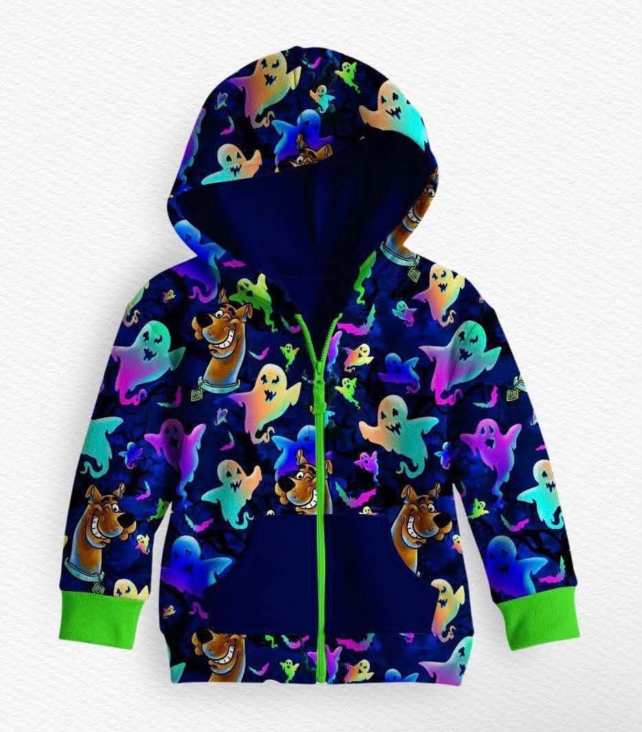 Spooky Squad Kids Hooded Zip Up- LF Halloween Pre-Sale
