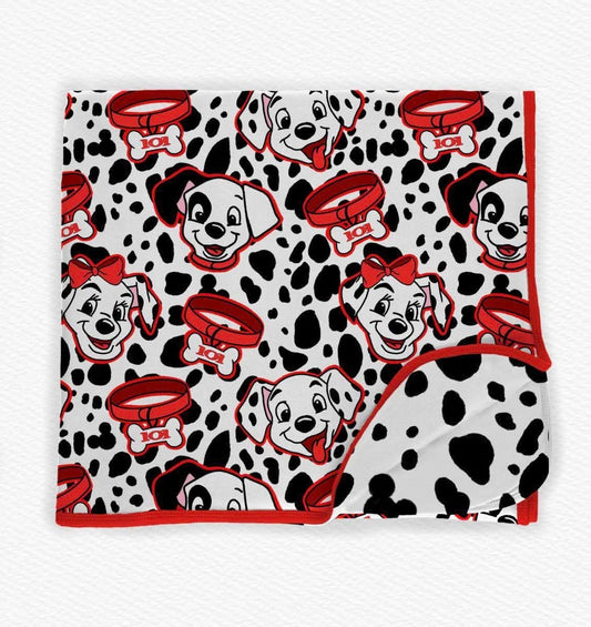 Crimson Spots Blanket- LF Dog RTS