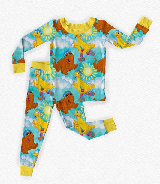 Sunny Days Long Sleeve/Pant Pj Set- Street Friends Pre-Order