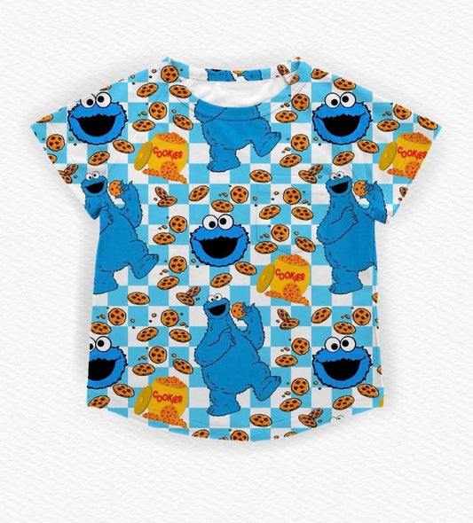 Me Love Cookies Kids Pocket Tee- Street Friends Pre-Order