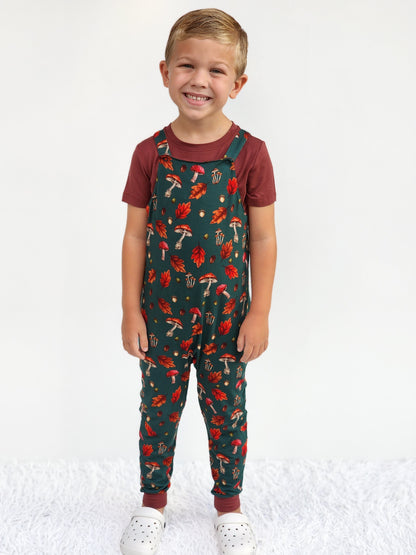 Evergreen Forest Kids Overalls w/ Tee- Autumn RTS