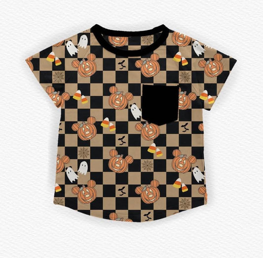 Gourd-geous Mouse Kids Pocket Tee- Halloween 26 Pre-Order