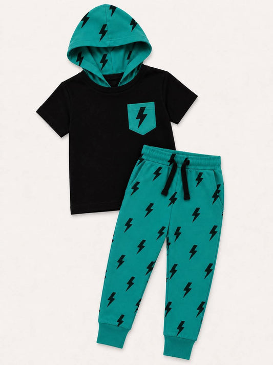 Tidal Strike Hooded Tee w/ Joggers Set- School Pre-Sale